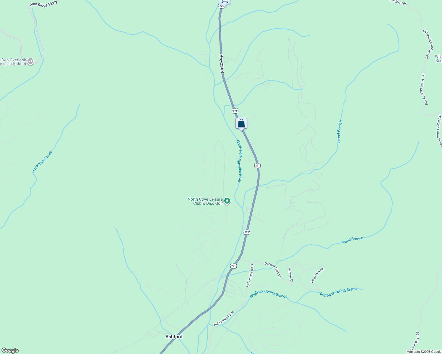 map of restaurants, bars, coffee shops, grocery stores, and more near 681 Blue Ridge Drive North in Marion