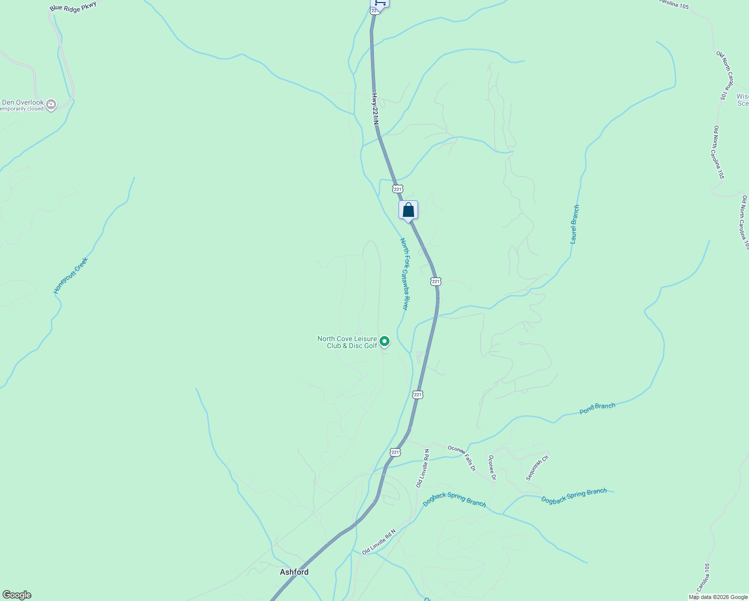 map of restaurants, bars, coffee shops, grocery stores, and more near 681 Blue Ridge Drive North in Marion