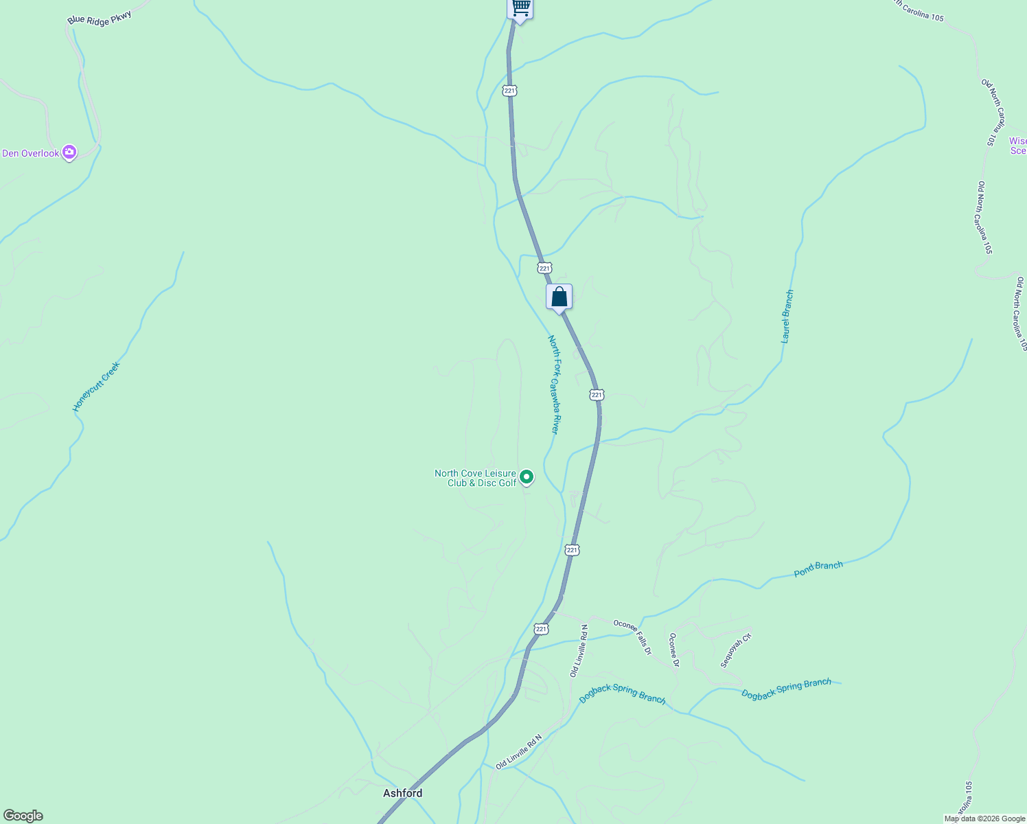 map of restaurants, bars, coffee shops, grocery stores, and more near 681 Blue Ridge Drive North in Marion