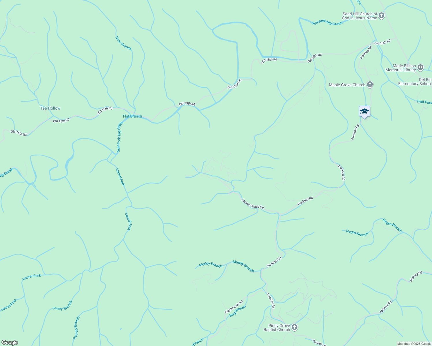map of restaurants, bars, coffee shops, grocery stores, and more near Ortegas Road in Del Rio