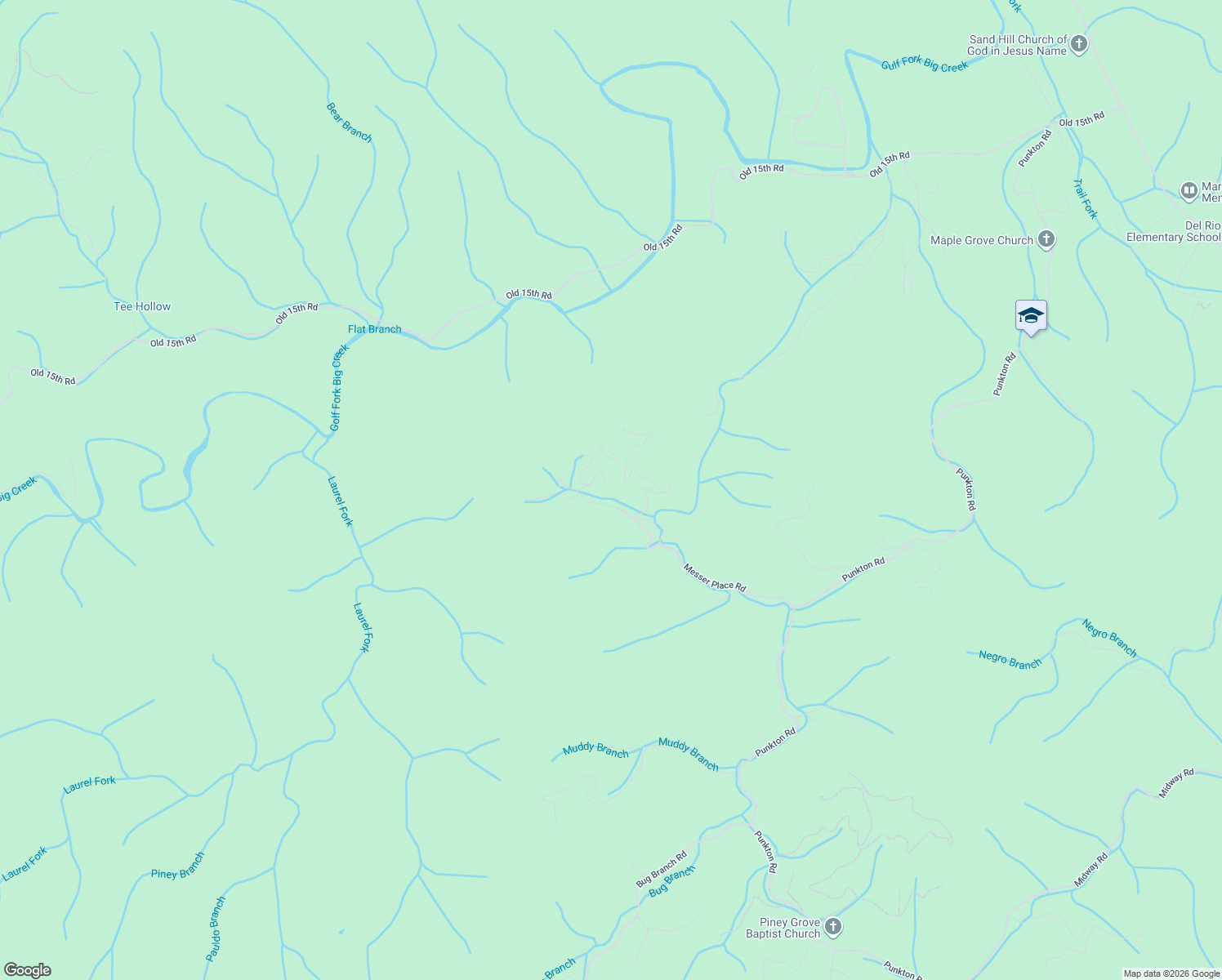 map of restaurants, bars, coffee shops, grocery stores, and more near Ortegas Road in Del Rio