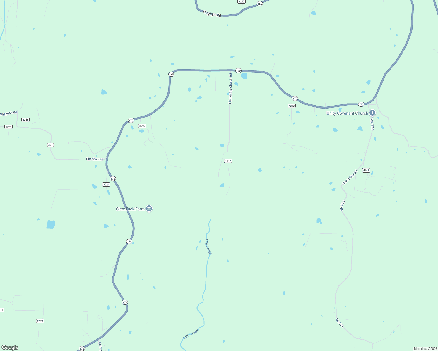 map of restaurants, bars, coffee shops, grocery stores, and more near 14931 Friendship Church Road in West Fork