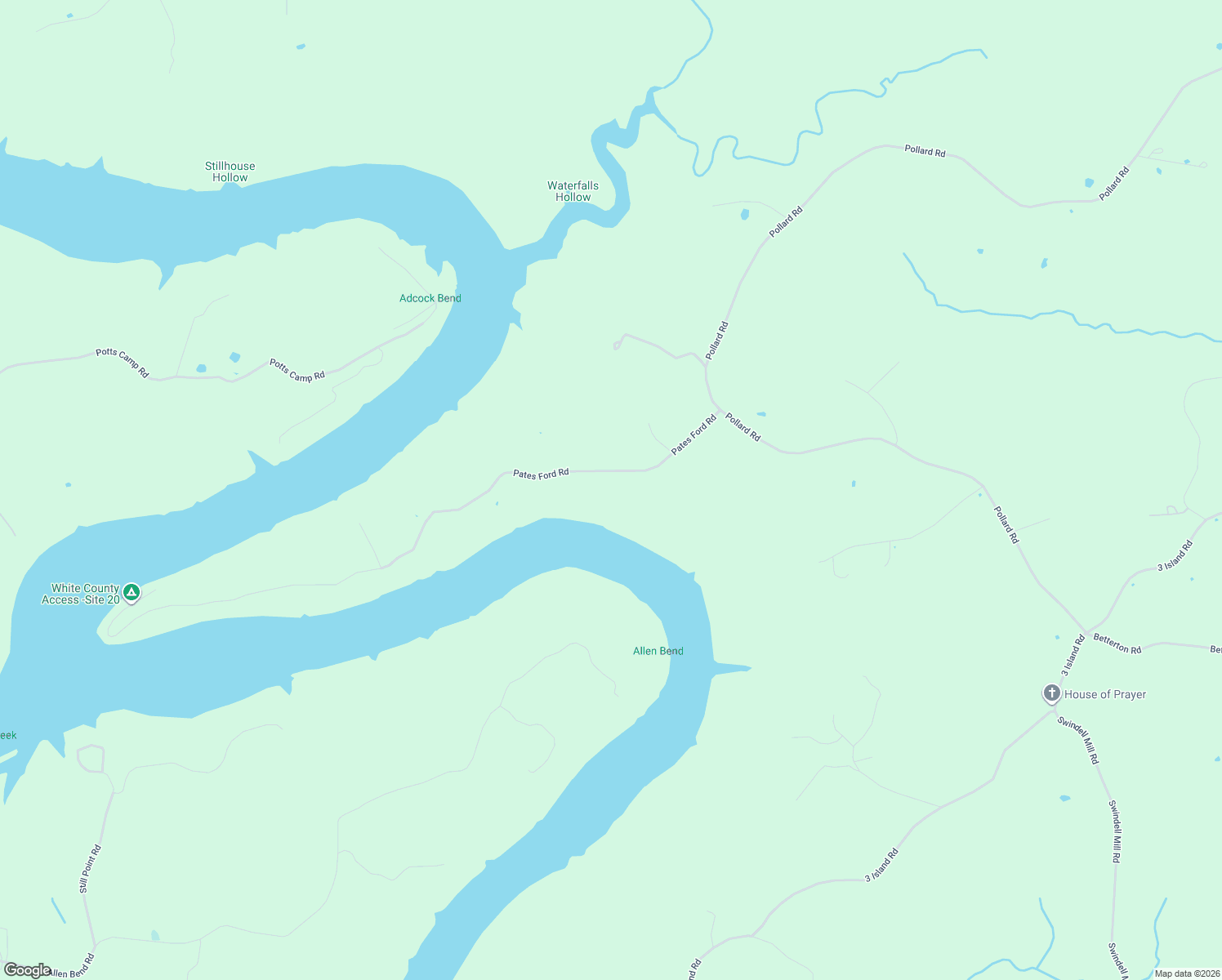 map of restaurants, bars, coffee shops, grocery stores, and more near 499 Pates Ford Road in Walling