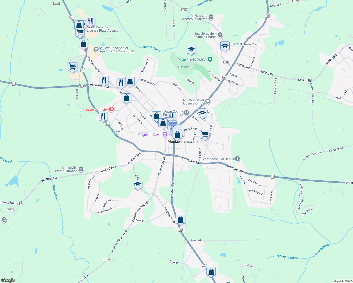10 Mocksville Road, Lexington NC Walk Score