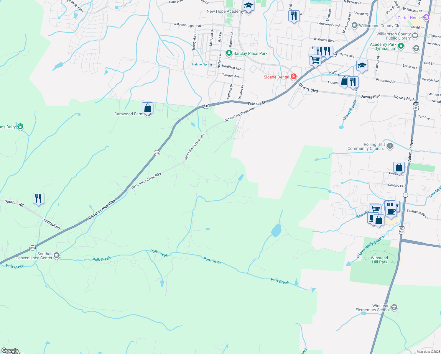 map of restaurants, bars, coffee shops, grocery stores, and more near 201-441 Incinerator Road in Franklin