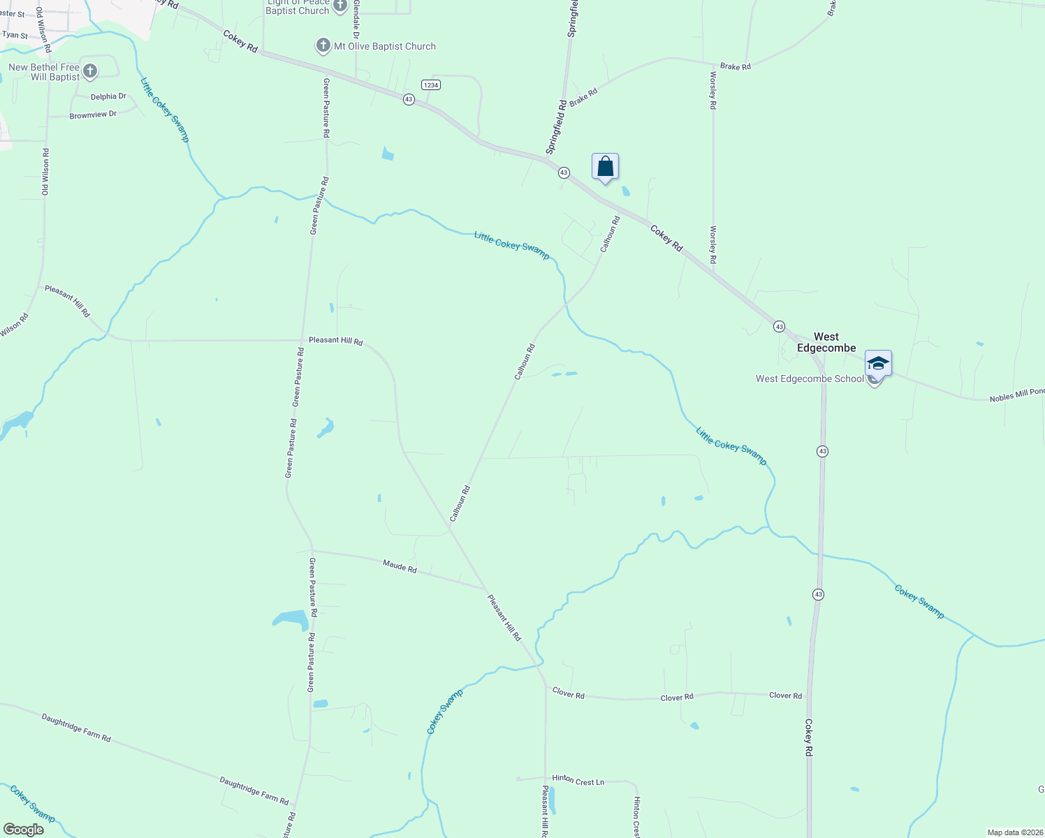 map of restaurants, bars, coffee shops, grocery stores, and more near 141 Calhoun Avenue in Rocky Mount