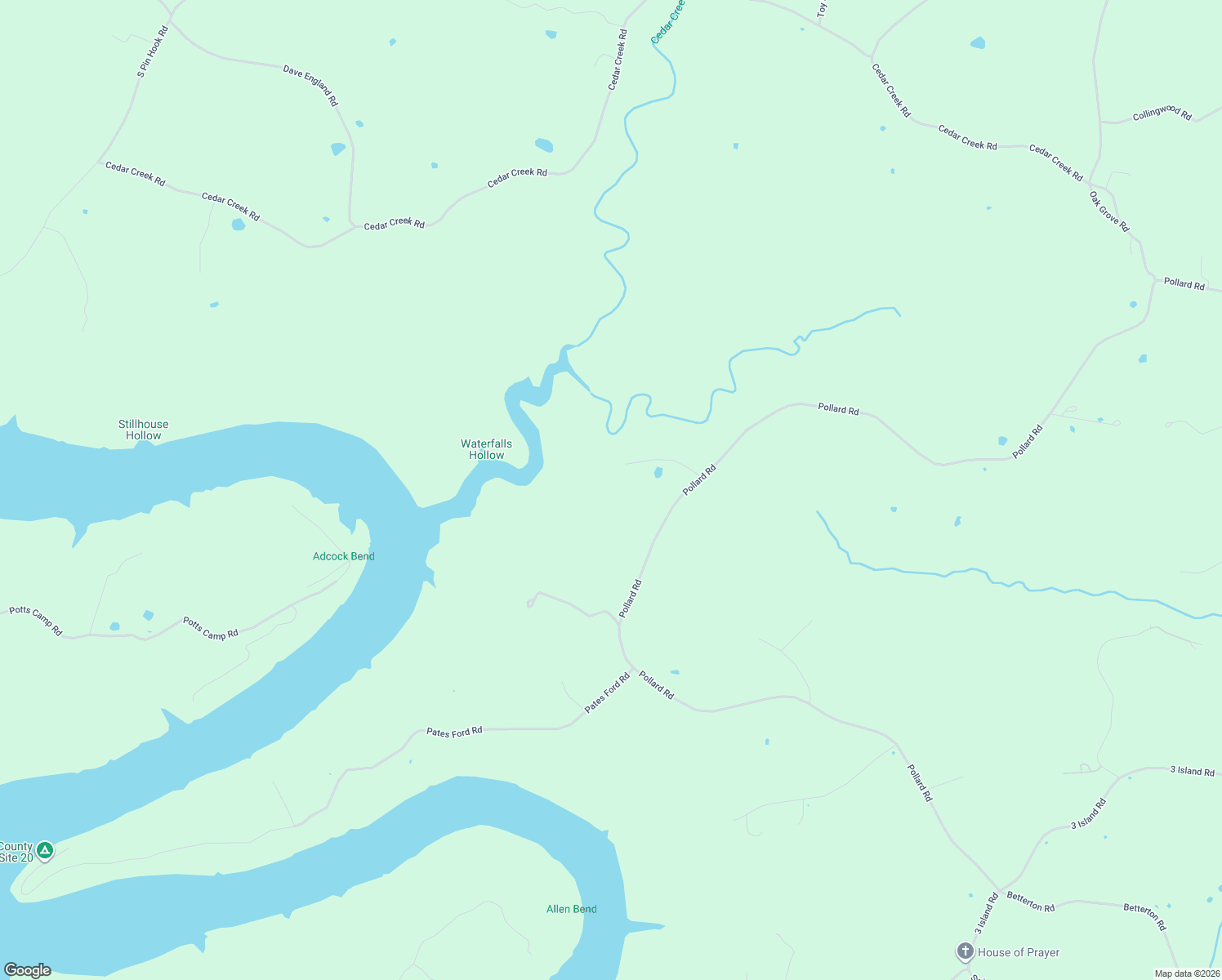 map of restaurants, bars, coffee shops, grocery stores, and more near 2530 Pollard Road in Walling