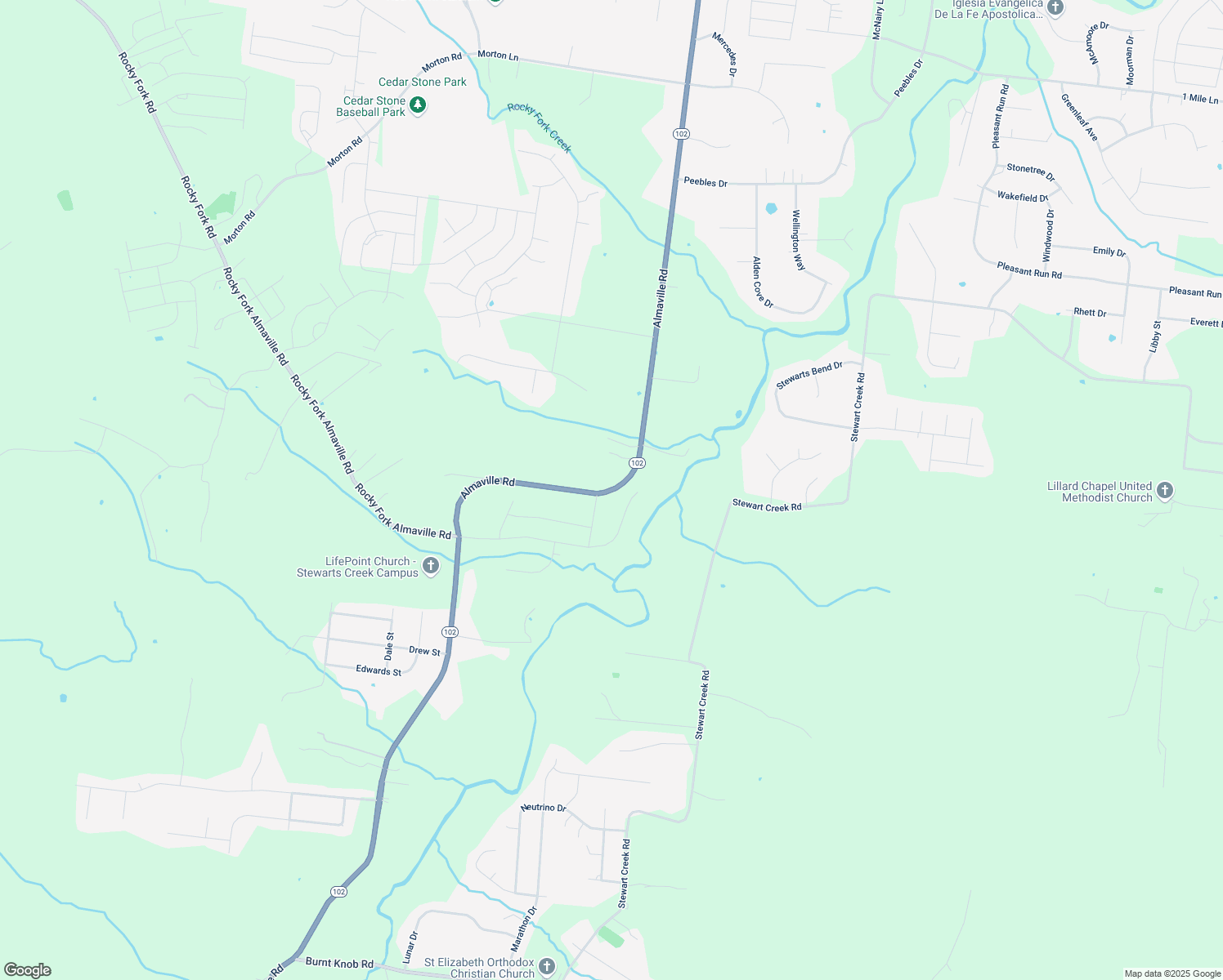 map of restaurants, bars, coffee shops, grocery stores, and more near 4434 Almaville Road in Smyrna