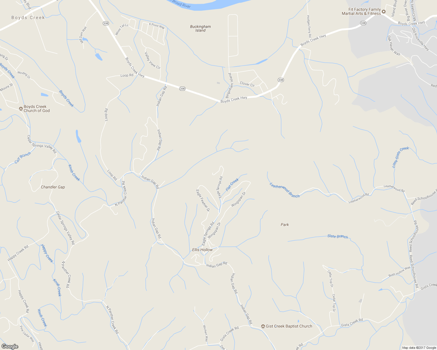 map of restaurants, bars, coffee shops, grocery stores, and more near 1688 Eagle Springs Road in Sevierville