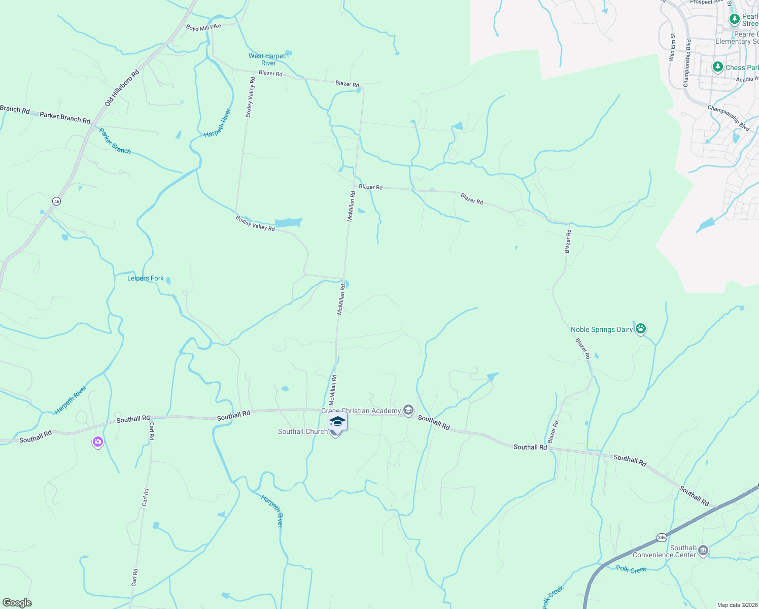 map of restaurants, bars, coffee shops, grocery stores, and more near in Franklin