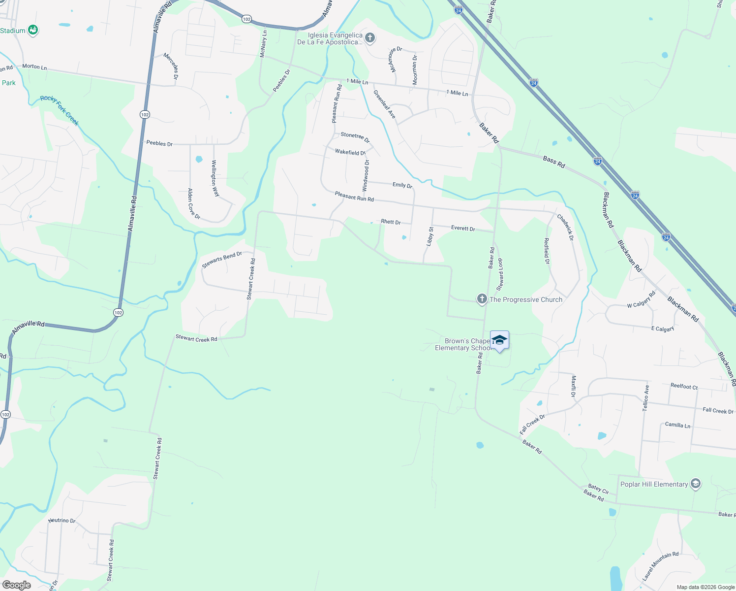 map of restaurants, bars, coffee shops, grocery stores, and more near in Smyrna