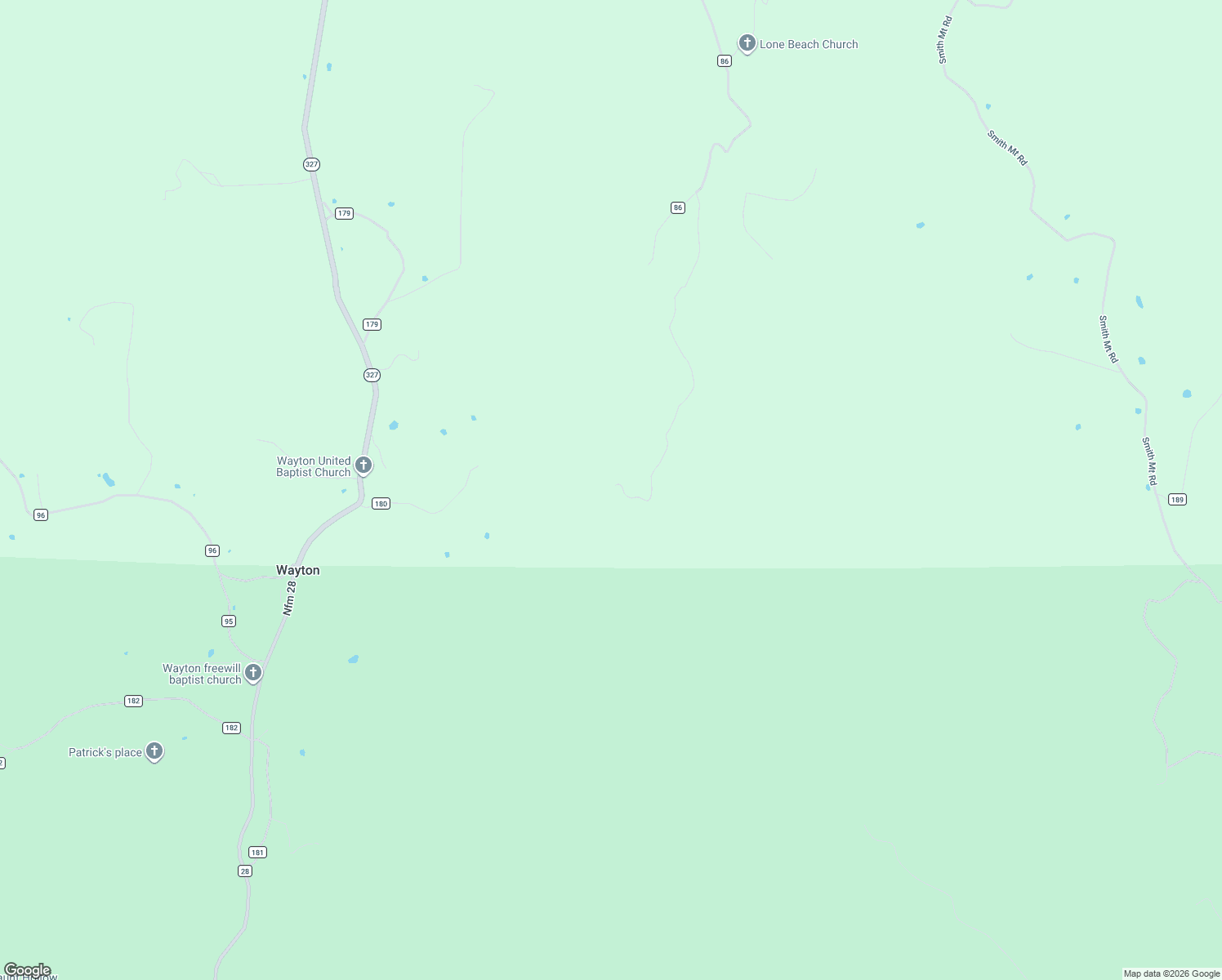 map of restaurants, bars, coffee shops, grocery stores, and more near 3698 NC 8440 in Parthenon