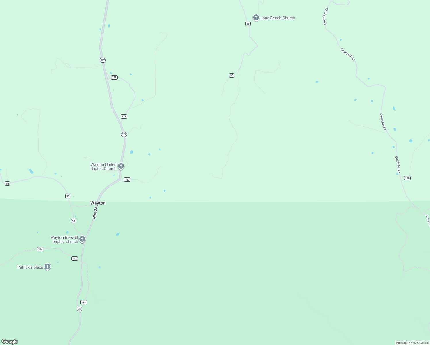 map of restaurants, bars, coffee shops, grocery stores, and more near 3698 NC 8440 in Parthenon