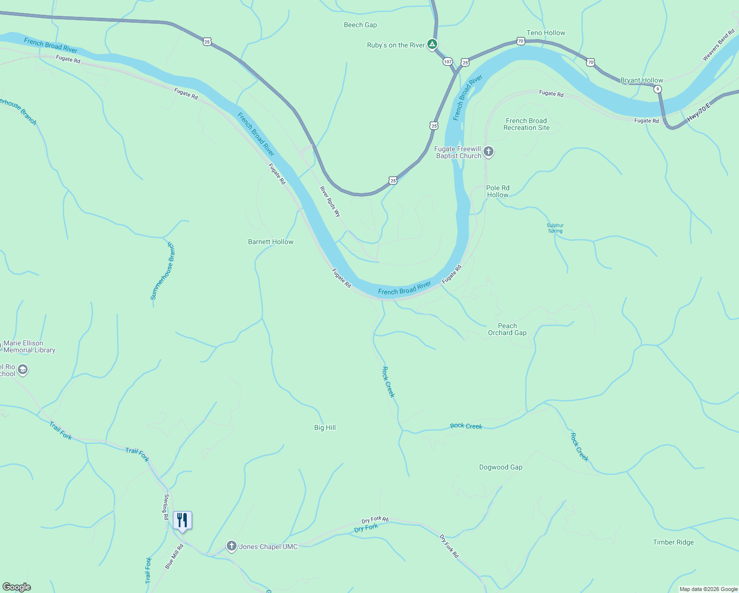 map of restaurants, bars, coffee shops, grocery stores, and more near 898 Fugate Rd in Del Rio