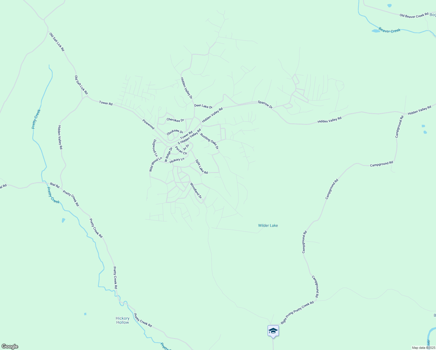 map of restaurants, bars, coffee shops, grocery stores, and more near 3505 Split Lake Road in Nunnelly
