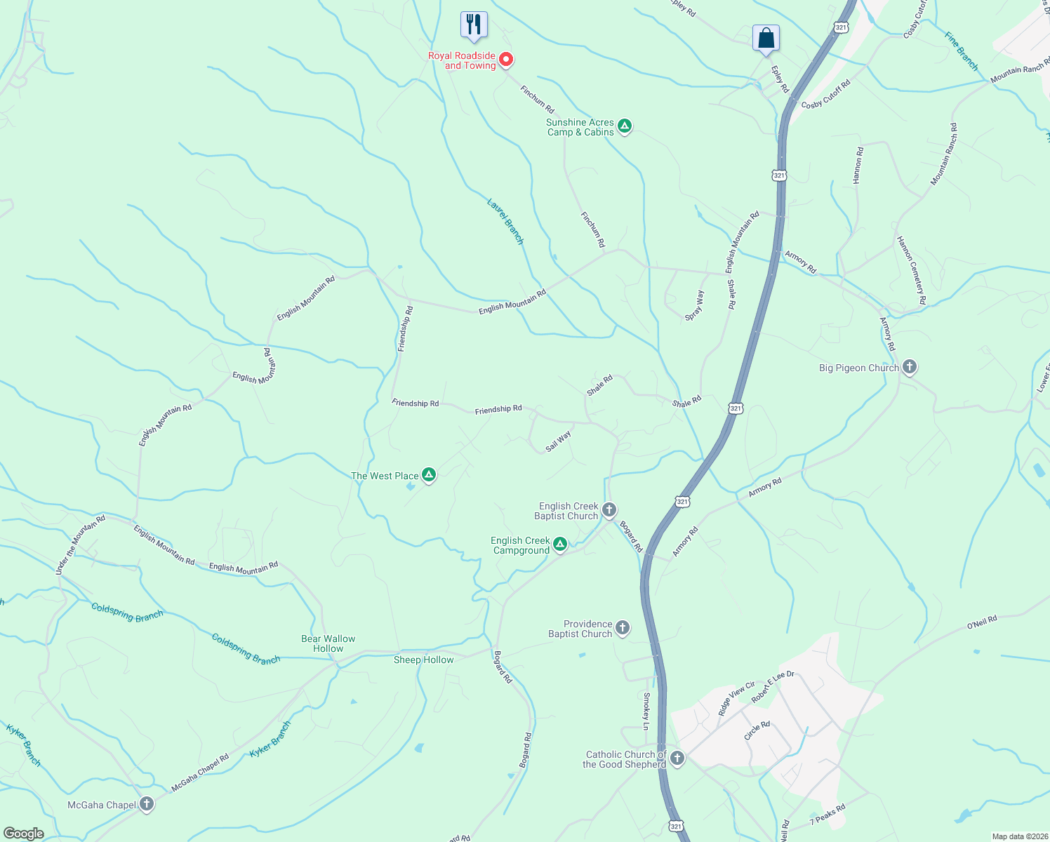 map of restaurants, bars, coffee shops, grocery stores, and more near 1936 Sail Rd in Newport