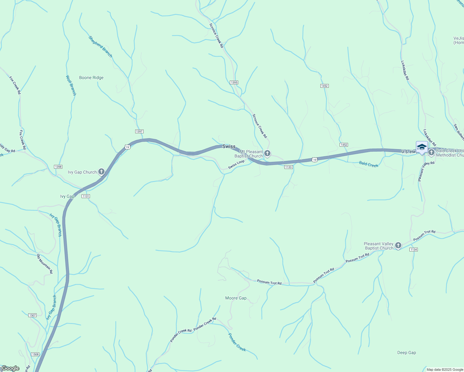 map of restaurants, bars, coffee shops, grocery stores, and more near 107 Angel Branch Road in Burnsville