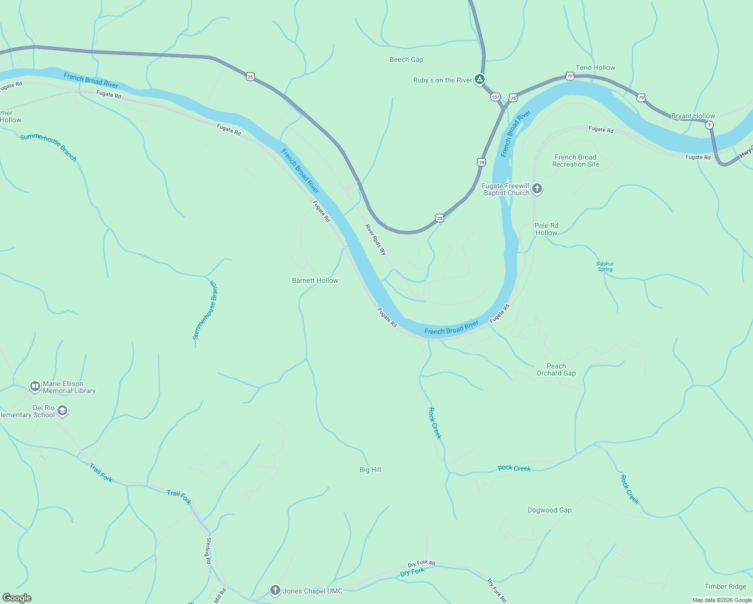 map of restaurants, bars, coffee shops, grocery stores, and more near 720-898 Fugate Road in Del Rio