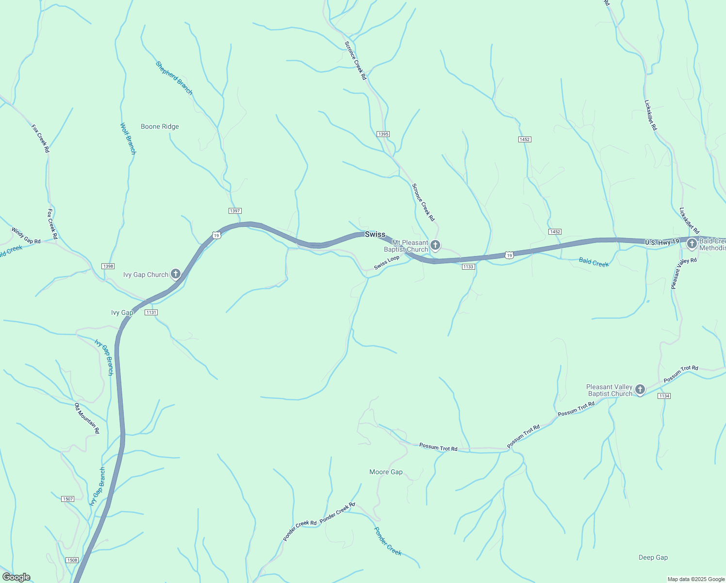 map of restaurants, bars, coffee shops, grocery stores, and more near 107 Angel Branch Road in Burnsville