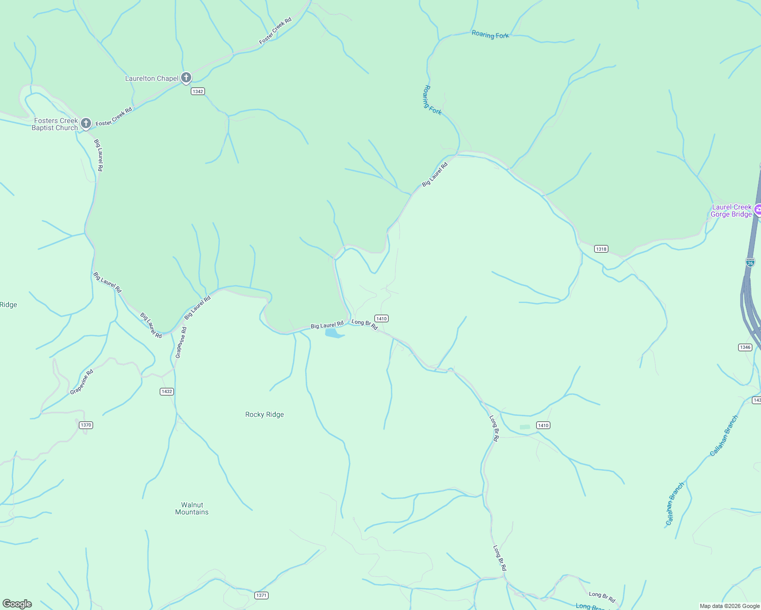 map of restaurants, bars, coffee shops, grocery stores, and more near 396 Ivy Ridge Church Road in Mars Hill