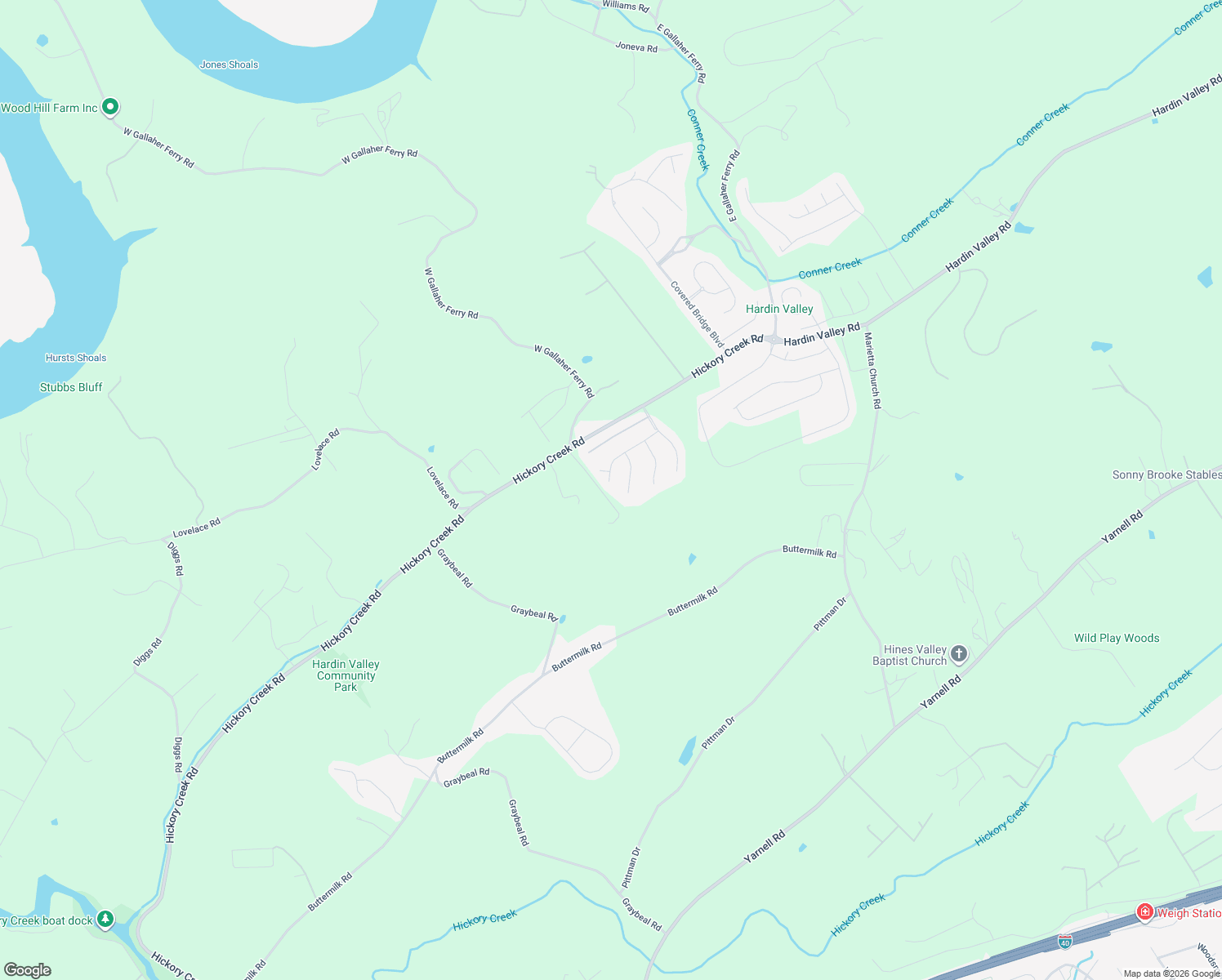 map of restaurants, bars, coffee shops, grocery stores, and more near 12432 Turkey Crossing Lane in Knoxville
