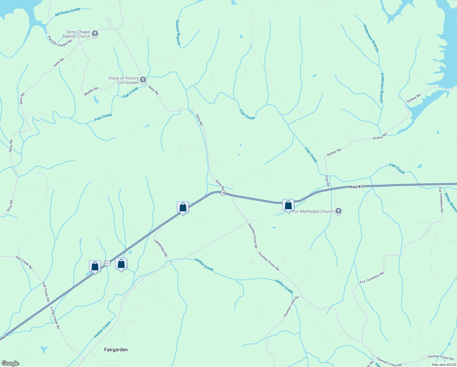 map of restaurants, bars, coffee shops, grocery stores, and more near 3468 Newport Highway in Sevierville
