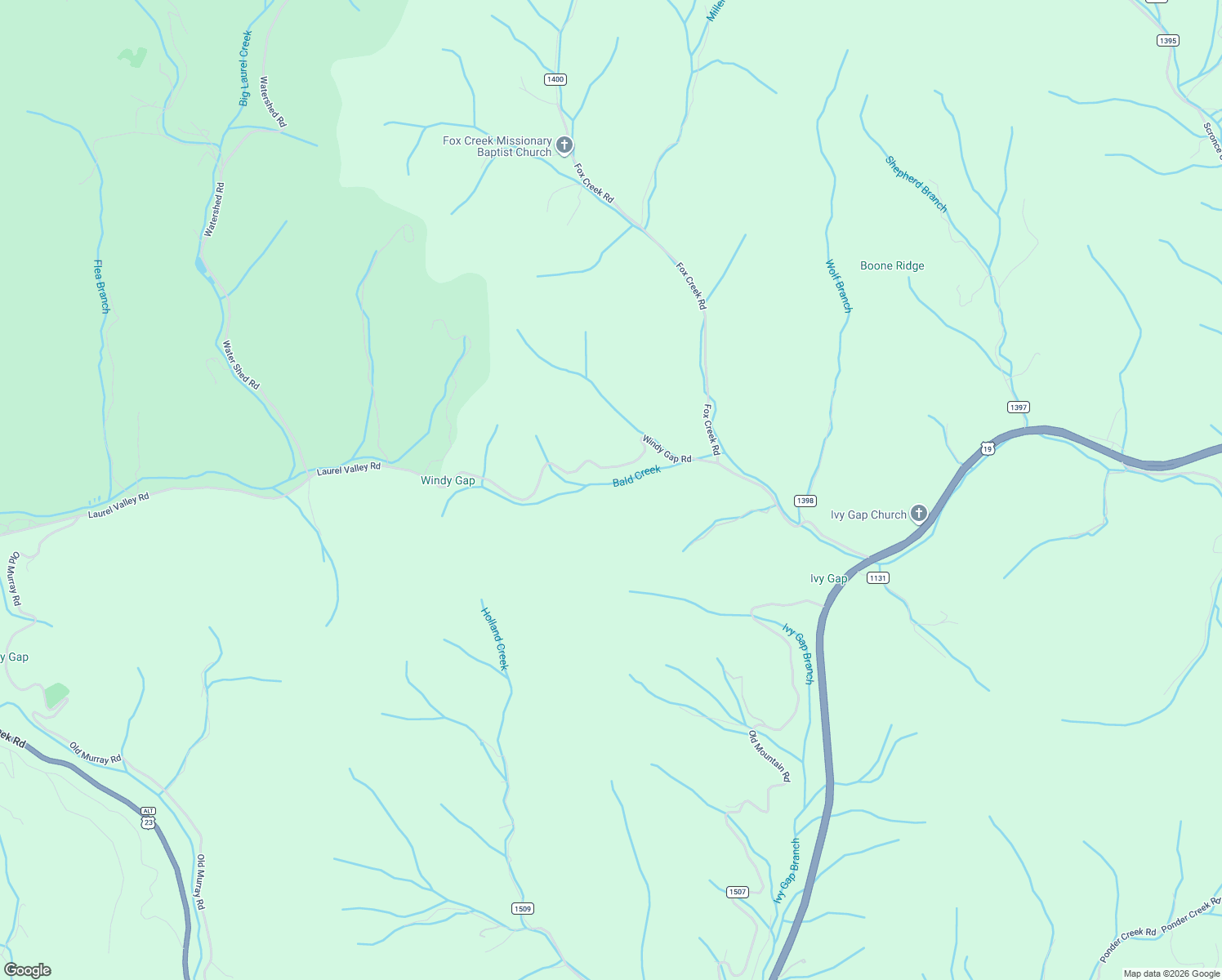map of restaurants, bars, coffee shops, grocery stores, and more near State Road 1421 in Mars Hill
