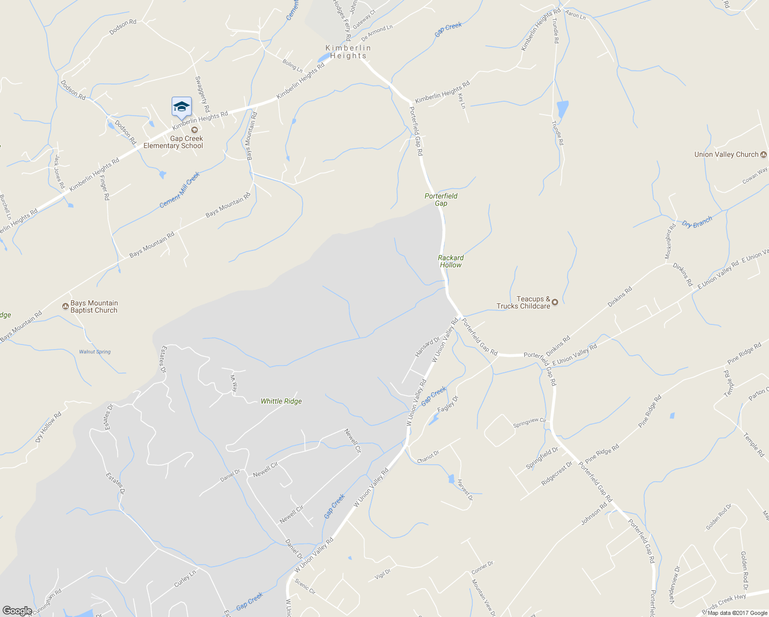 map of restaurants, bars, coffee shops, grocery stores, and more near 1035 Porterfield Gap Road in Seymour