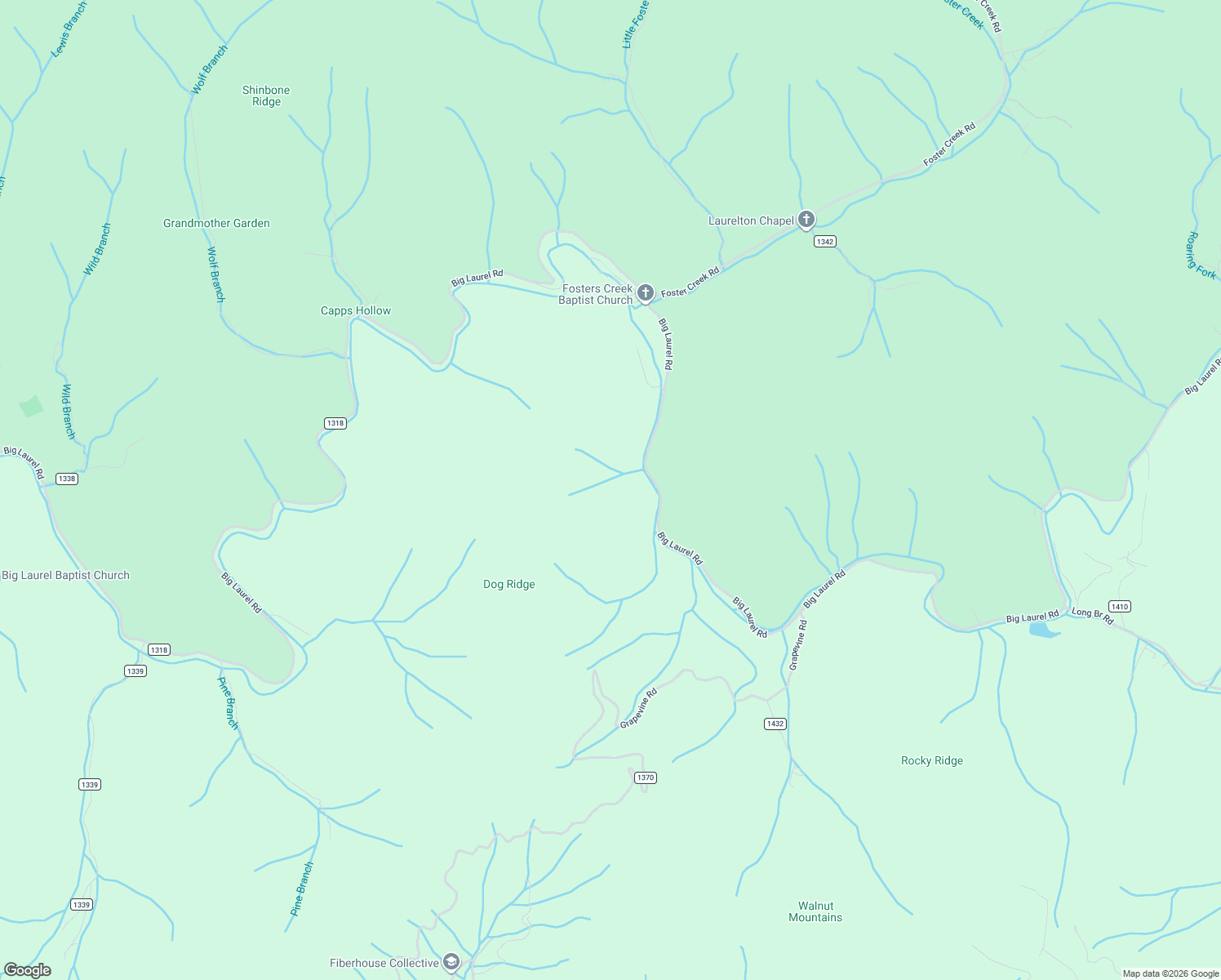 map of restaurants, bars, coffee shops, grocery stores, and more near 11288 Big Laurel Road in Marshall