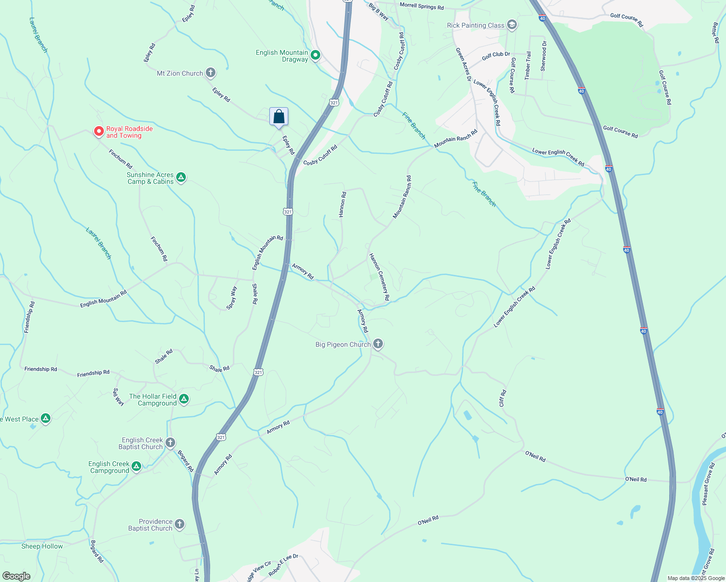 map of restaurants, bars, coffee shops, grocery stores, and more near 1744 Pat Road in Newport