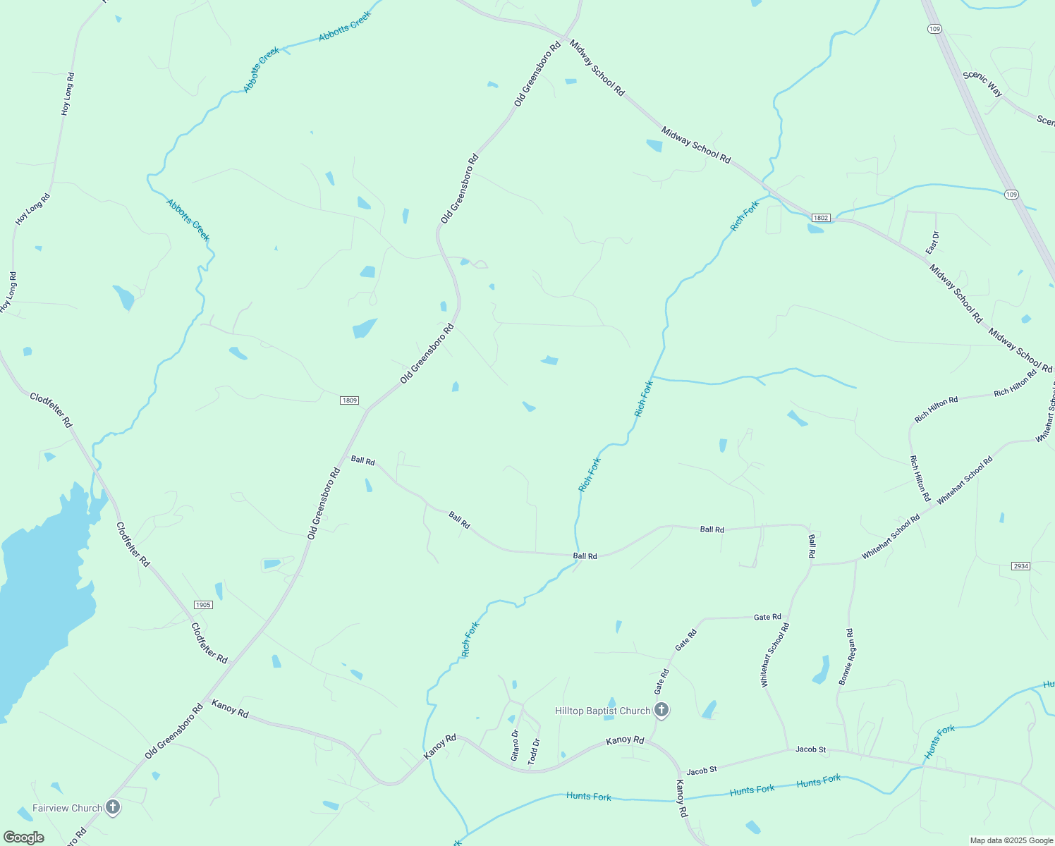 map of restaurants, bars, coffee shops, grocery stores, and more near Hilcox Lane in Thomasville