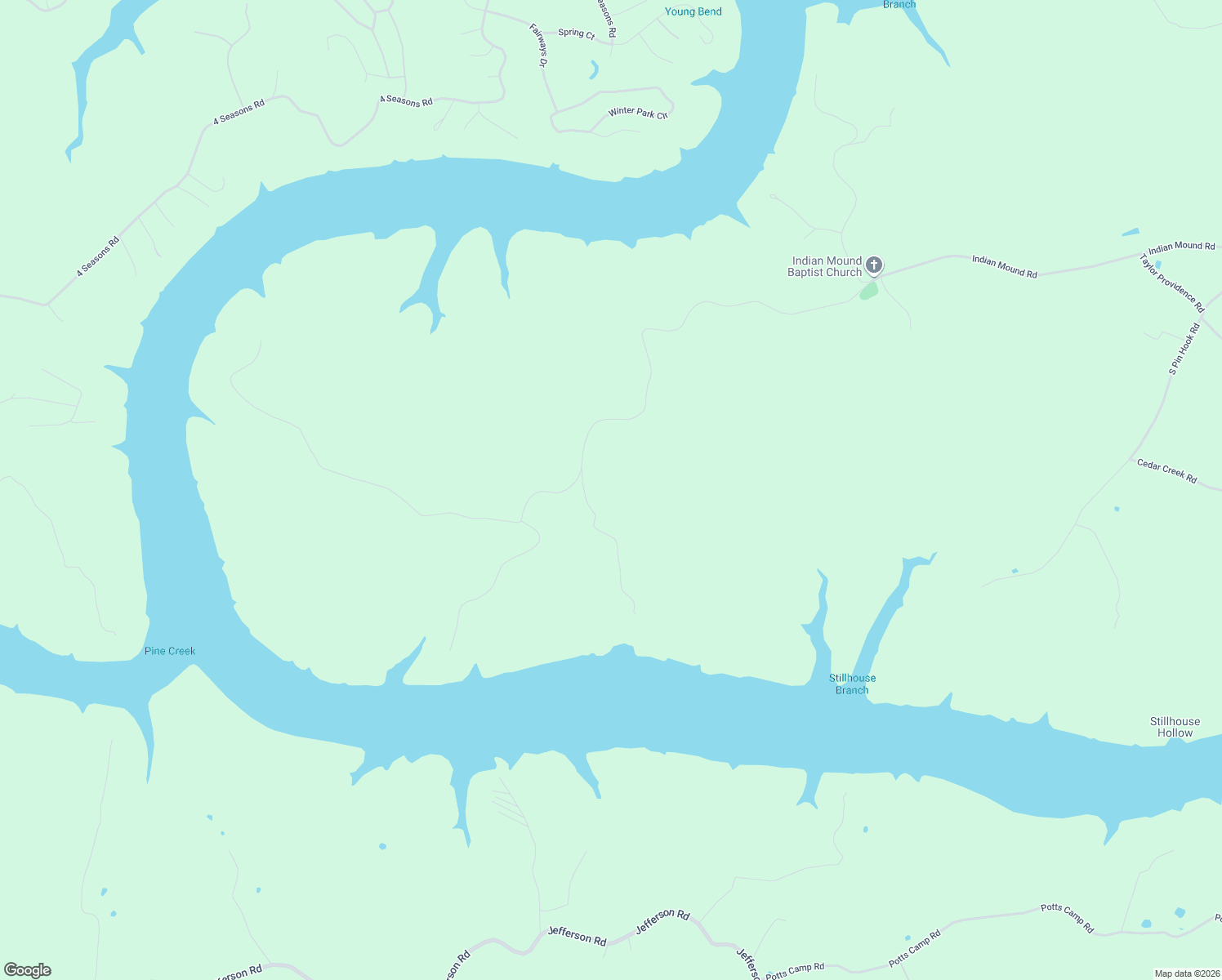 map of restaurants, bars, coffee shops, grocery stores, and more near 1415 Hutchins Bend Road in Sparta