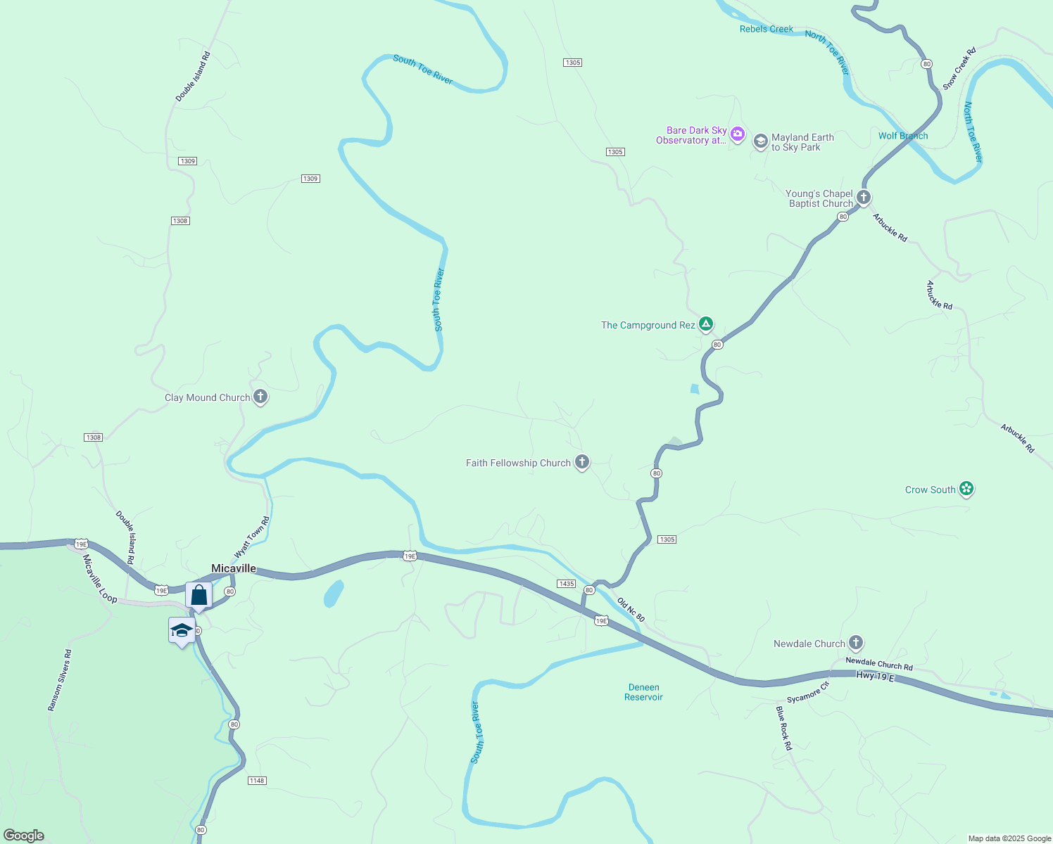 map of restaurants, bars, coffee shops, grocery stores, and more near 18 River Rock Lane in Burnsville