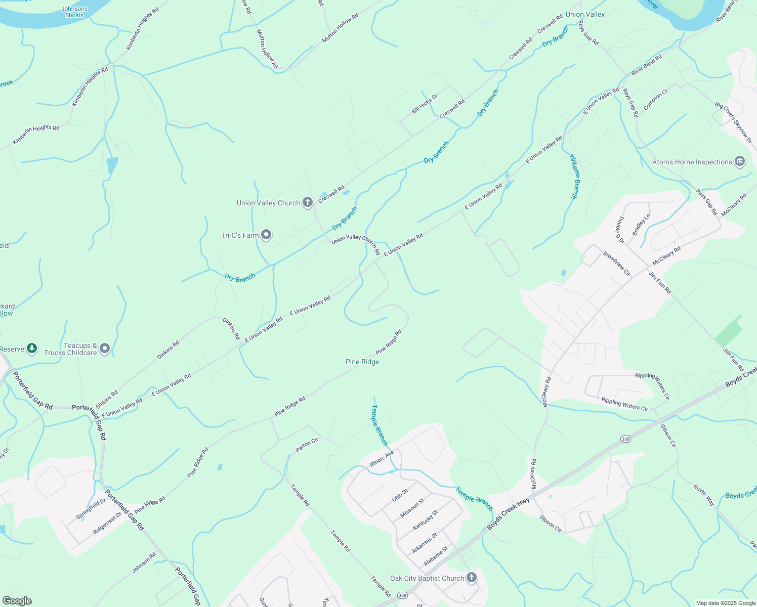 map of restaurants, bars, coffee shops, grocery stores, and more near 1967 Pine Ridge Road in Seymour