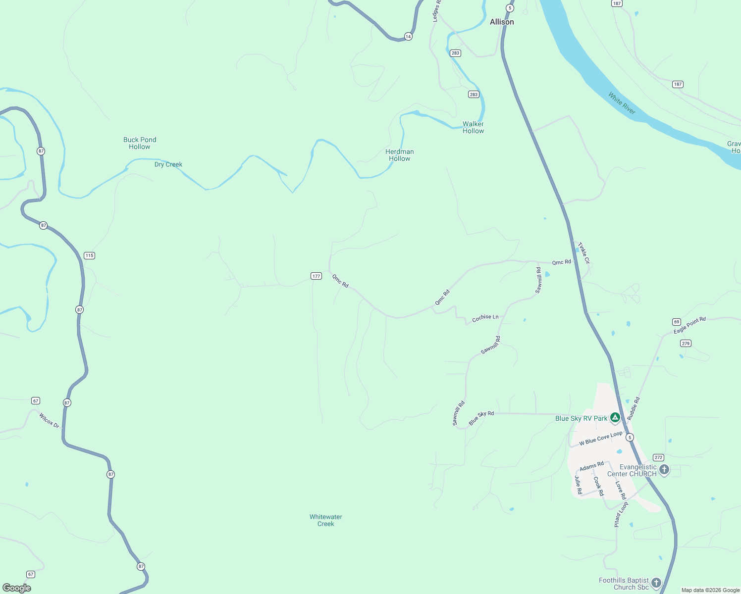 map of restaurants, bars, coffee shops, grocery stores, and more near Qmc Road in Mountain View