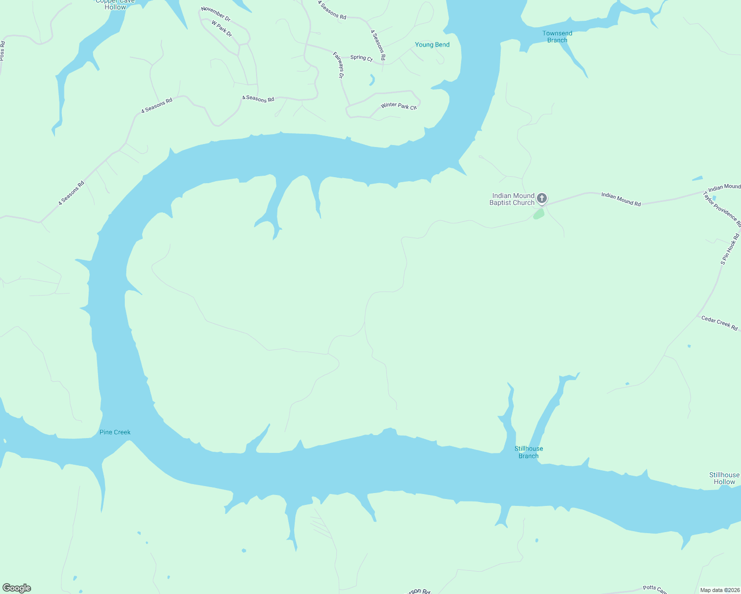 map of restaurants, bars, coffee shops, grocery stores, and more near 1415 Hutchins Bend Road in Sparta