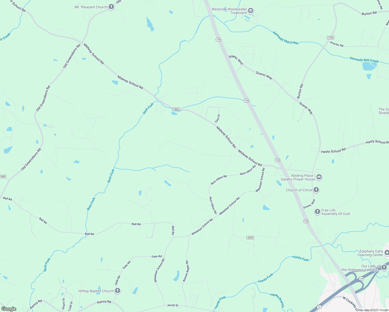 map of restaurants, bars, coffee shops, grocery stores, and more near 575 Walker Road in Thomasville