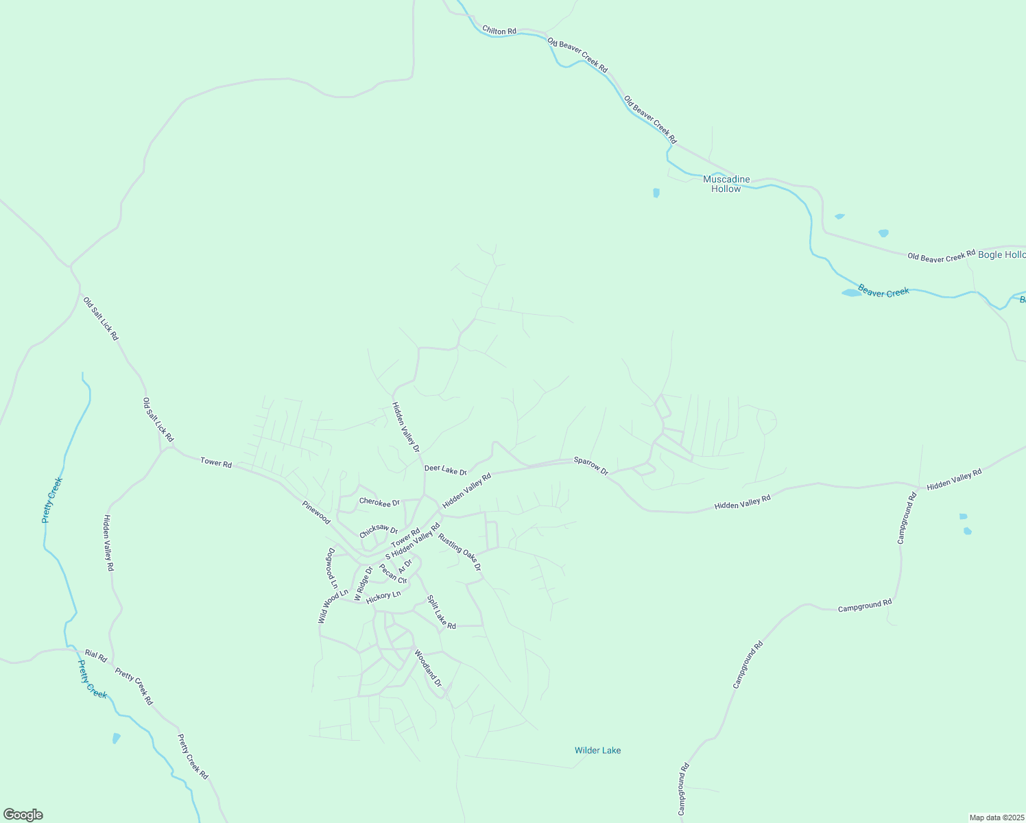 map of restaurants, bars, coffee shops, grocery stores, and more near 2547 Sparrow Court in Nunnelly