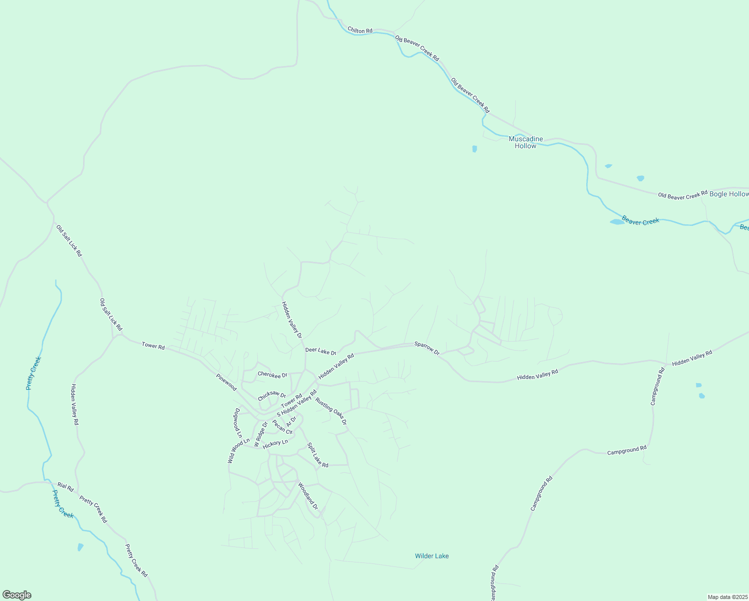 map of restaurants, bars, coffee shops, grocery stores, and more near 2547 Sparrow Court in Nunnelly