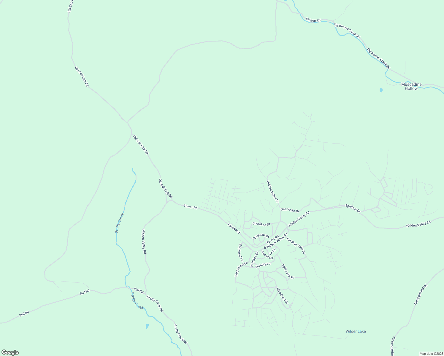 map of restaurants, bars, coffee shops, grocery stores, and more near 4518 Cabin Court in Nunnelly