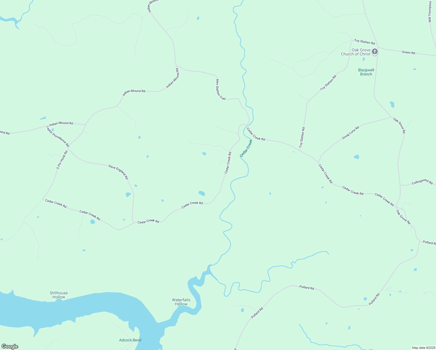 map of restaurants, bars, coffee shops, grocery stores, and more near 2411 Cedar Creek Road in Sparta