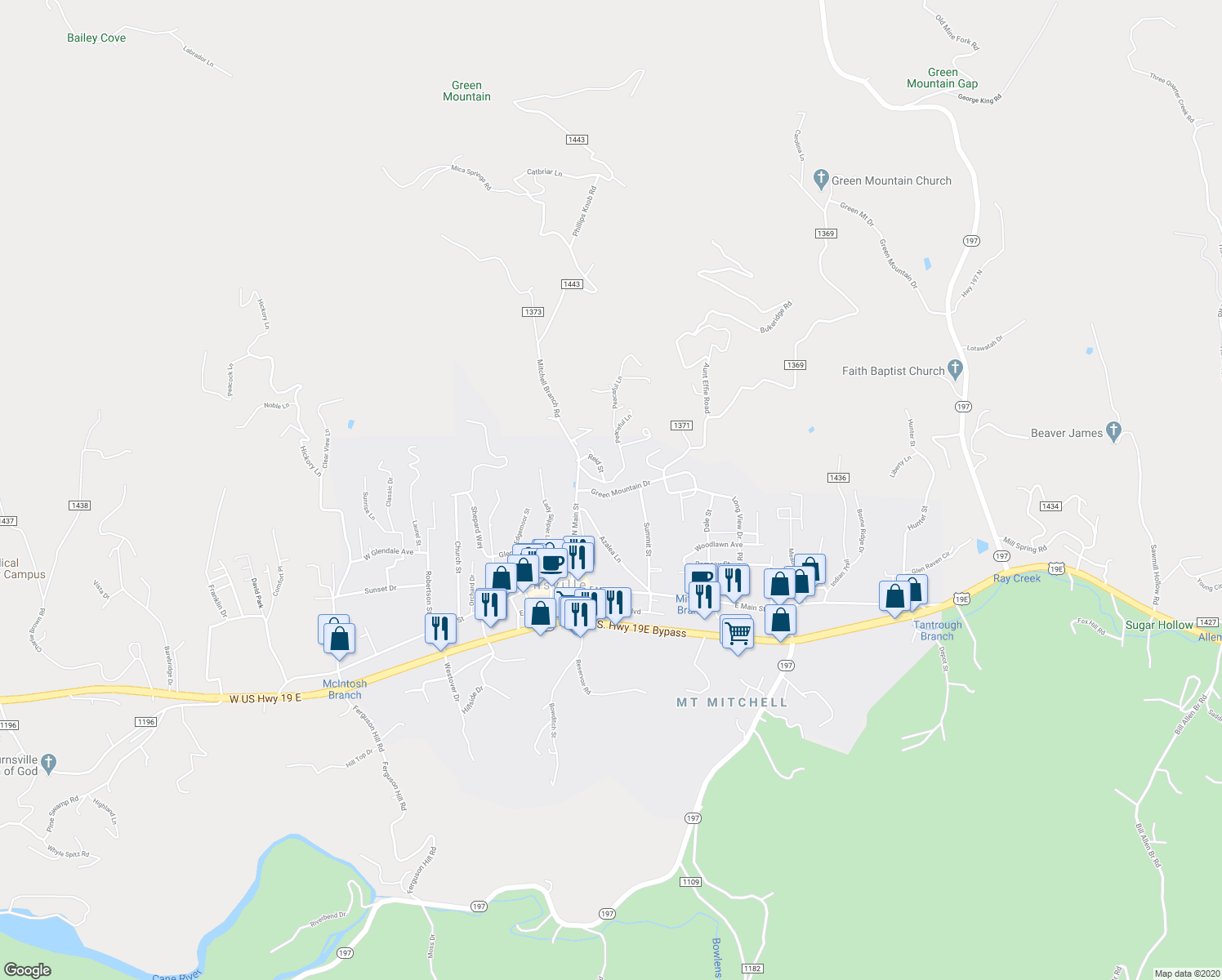 map of restaurants, bars, coffee shops, grocery stores, and more near 110 Lincoln Park Road in Burnsville