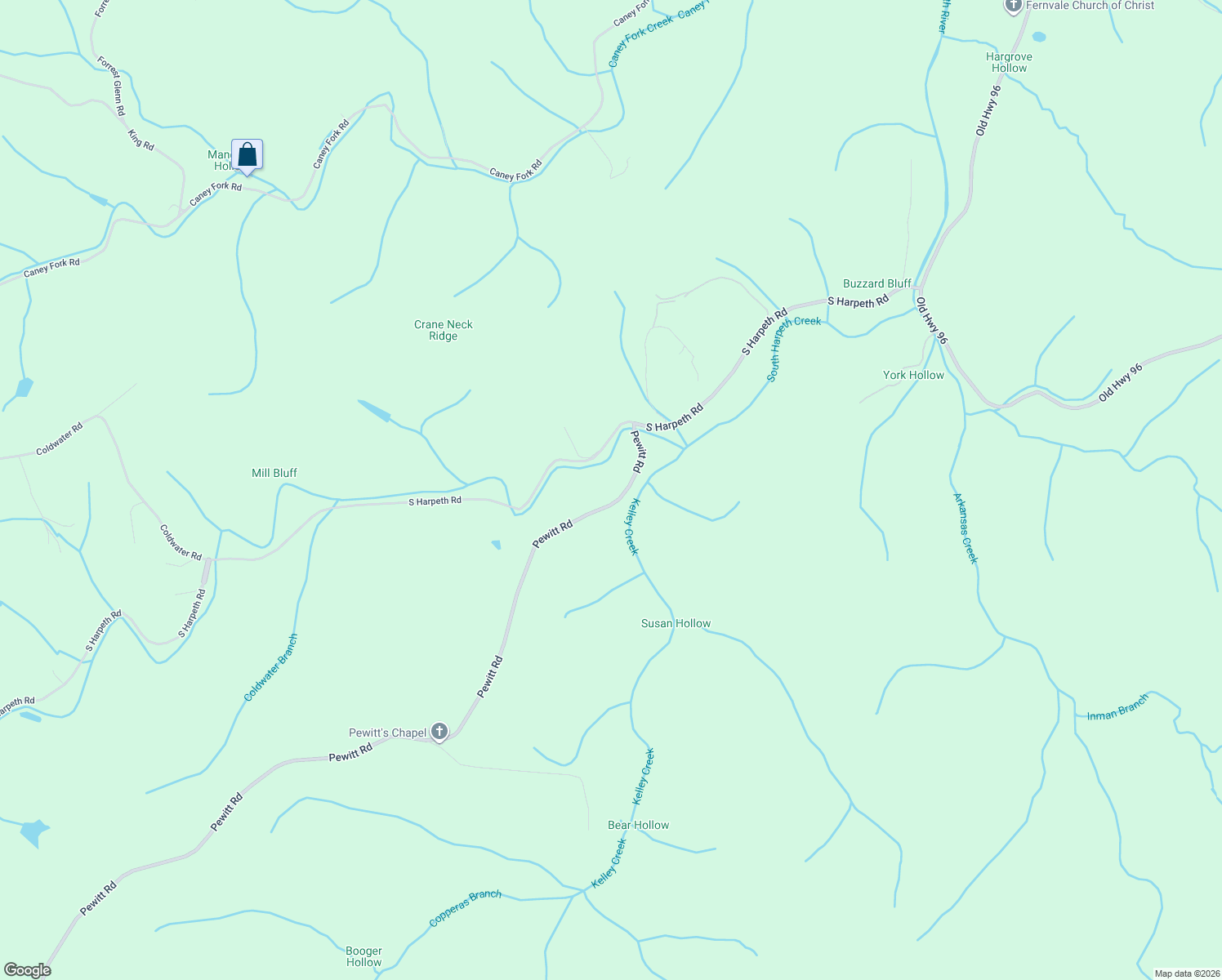 map of restaurants, bars, coffee shops, grocery stores, and more near 7515 Pewitt Road in Franklin