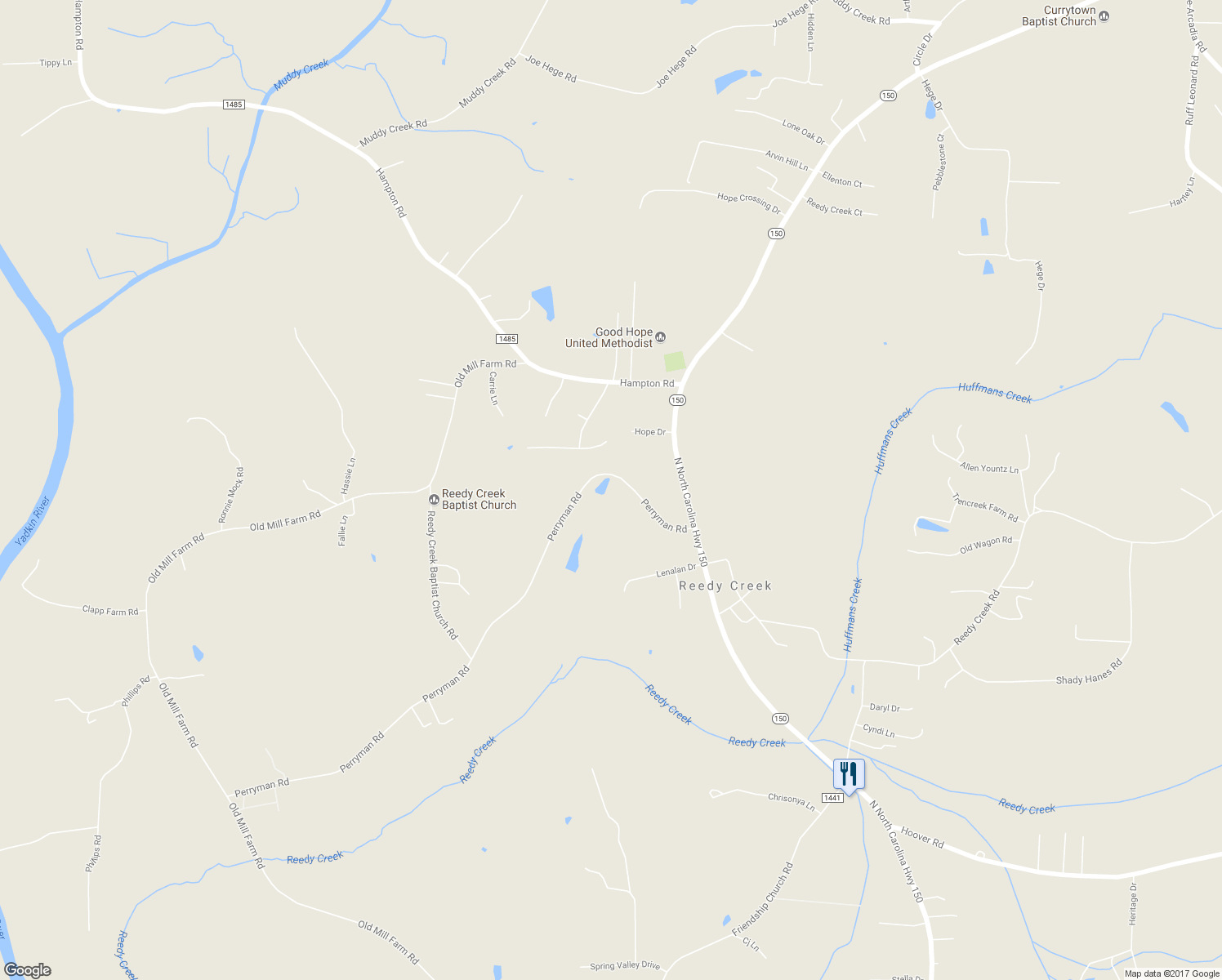 map of restaurants, bars, coffee shops, grocery stores, and more near 381 Perryman Road in Lexington