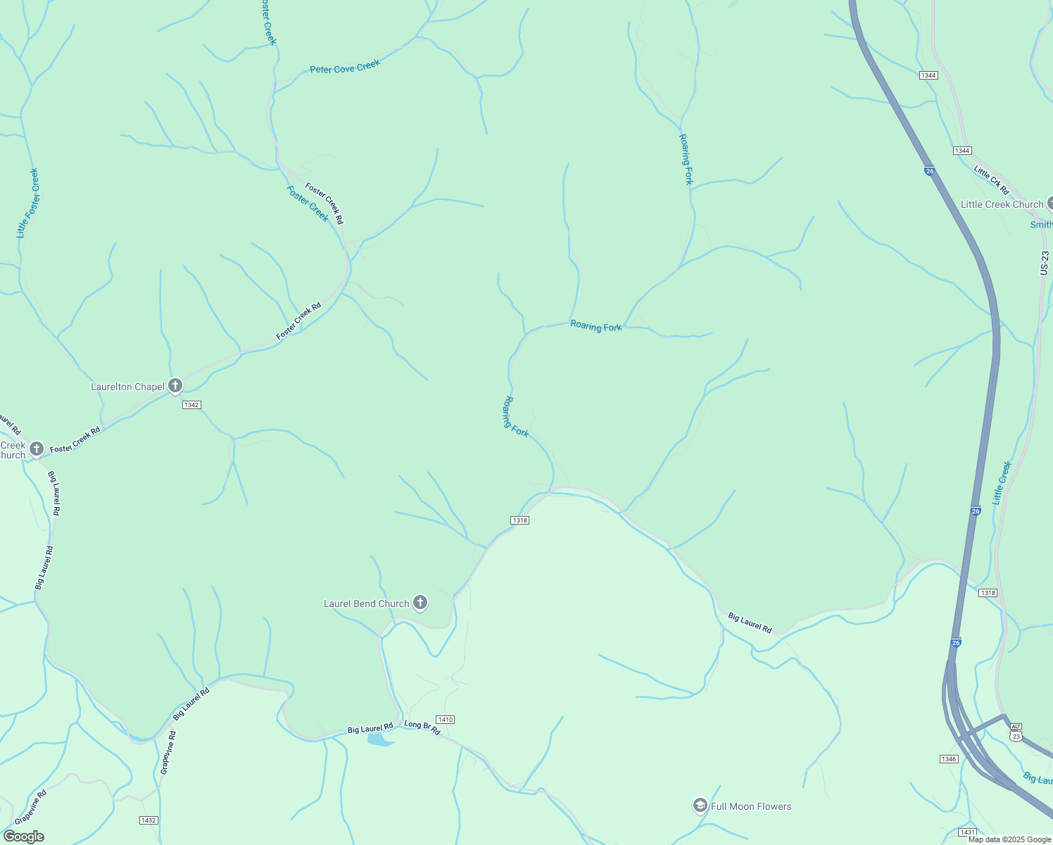 map of restaurants, bars, coffee shops, grocery stores, and more near in Madison County