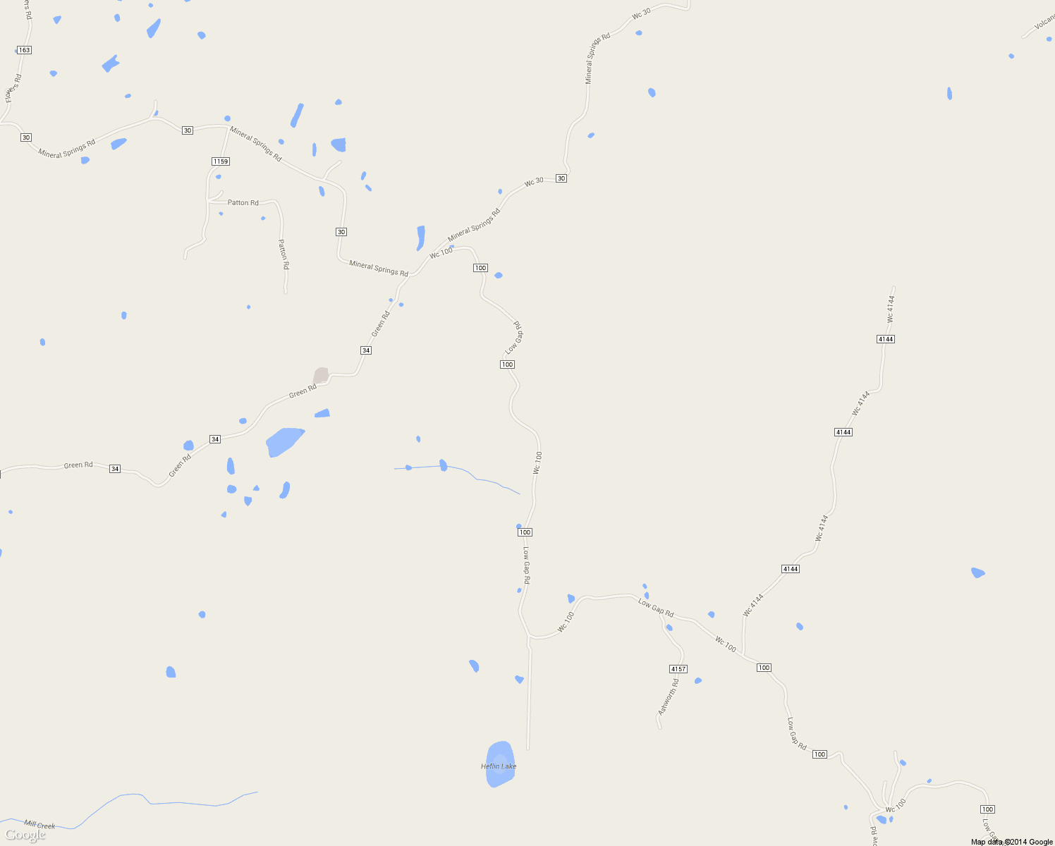 map of restaurants, bars, coffee shops, grocery stores, and more near 14158 Low Gap Road in West Fork