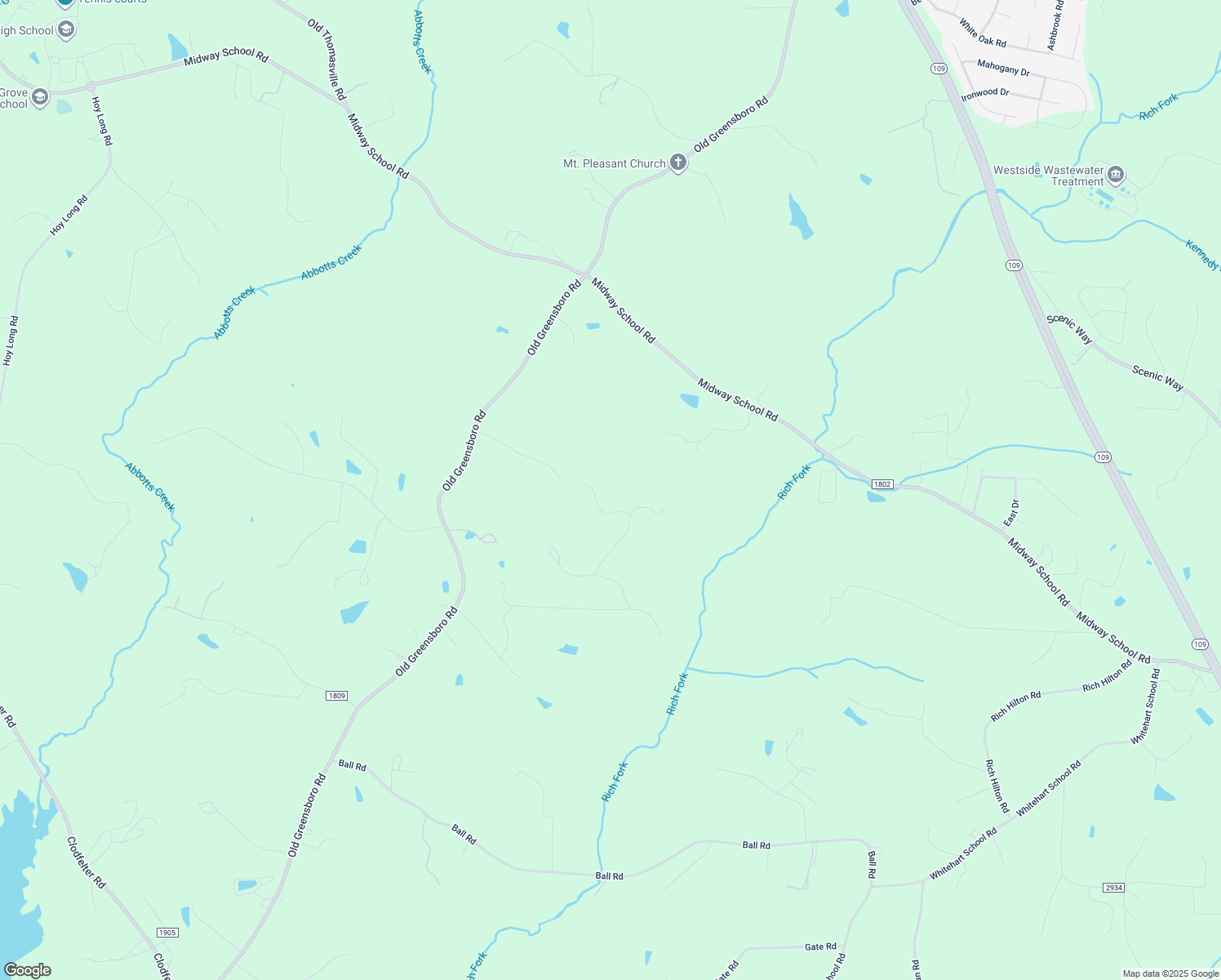 map of restaurants, bars, coffee shops, grocery stores, and more near Lloyd Murphy Road in Thomasville
