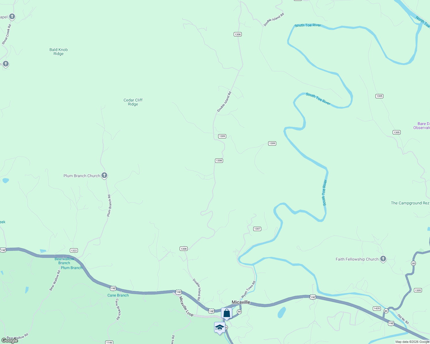 map of restaurants, bars, coffee shops, grocery stores, and more near Double Island Road in Burnsville