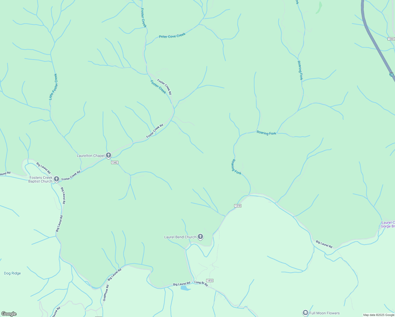 map of restaurants, bars, coffee shops, grocery stores, and more near 420 Garretts Gap Lane in Marshall