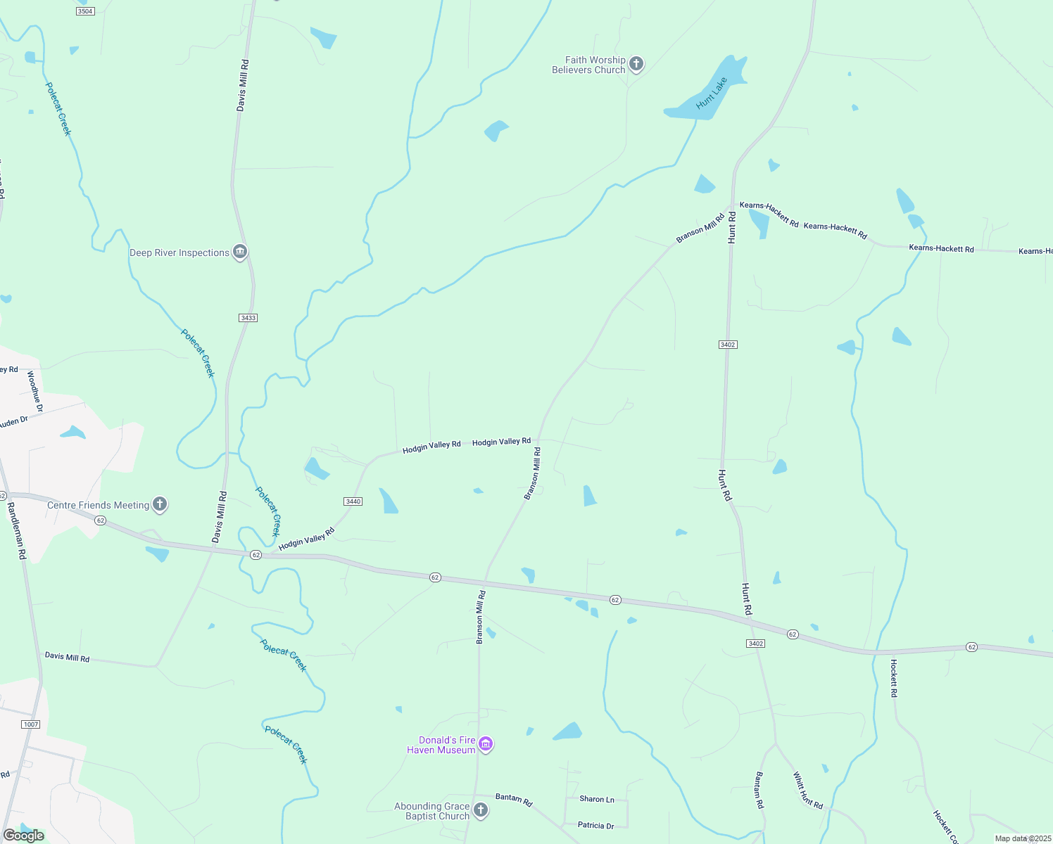 map of restaurants, bars, coffee shops, grocery stores, and more near 651 Hodgin Valley Road in Pleasant Garden